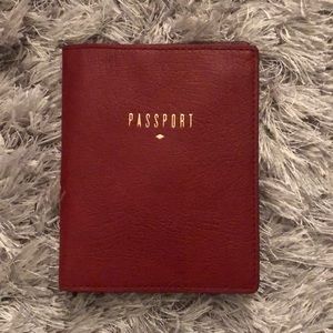 Brand new leather passport holder